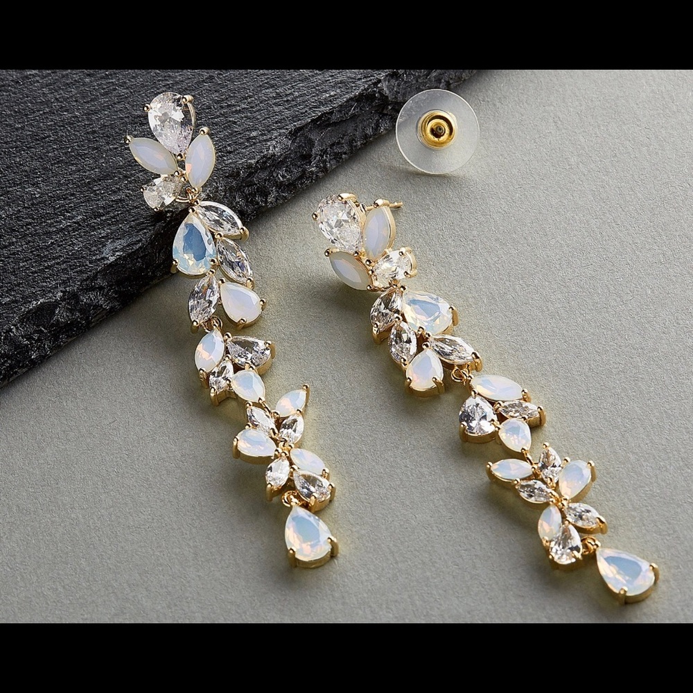 Beautiful wedding earrings